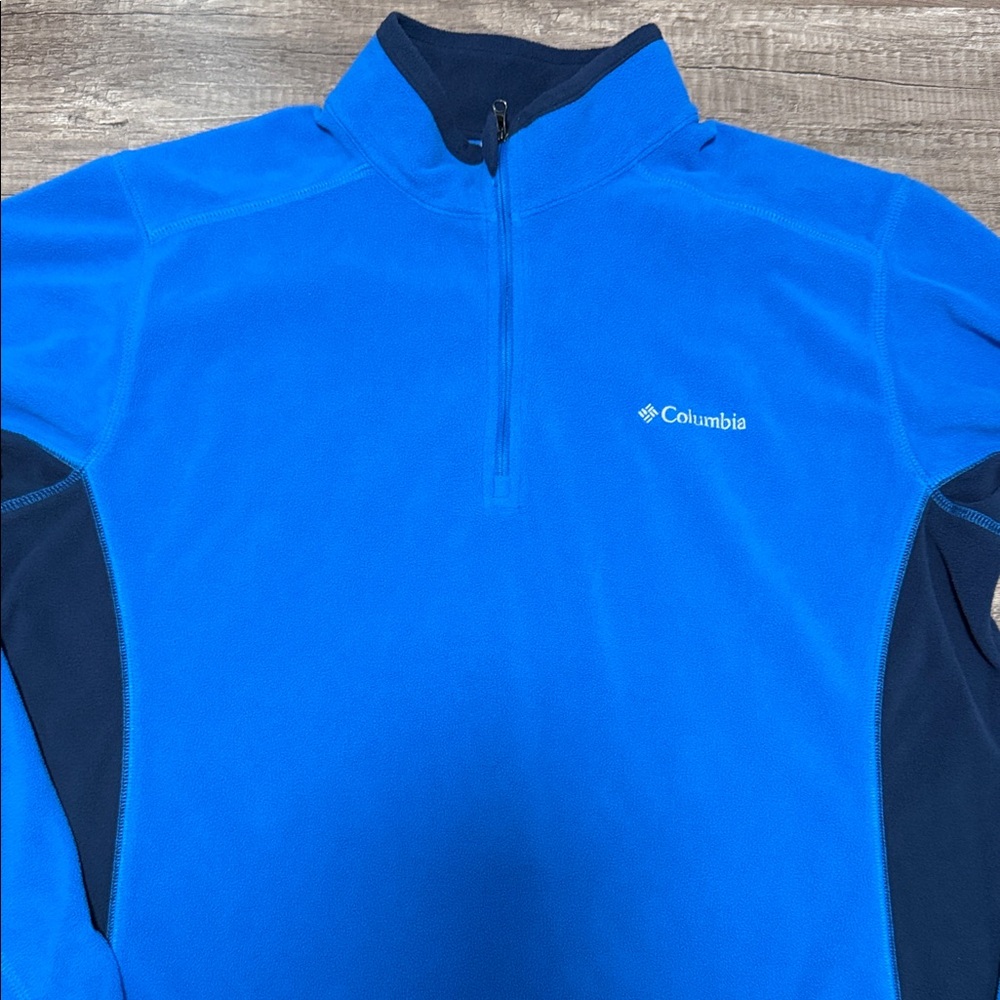 Columbia Men's Fleece Half-Zip Pullover Sweater, Size Large - Picture 3 of 7